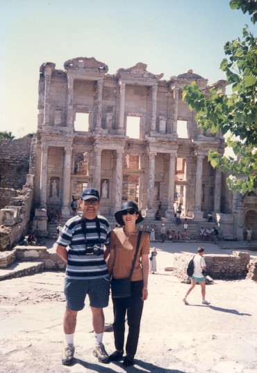 エーゲ海クルーズでトルコのエフェソス遺跡へ　1998年８月